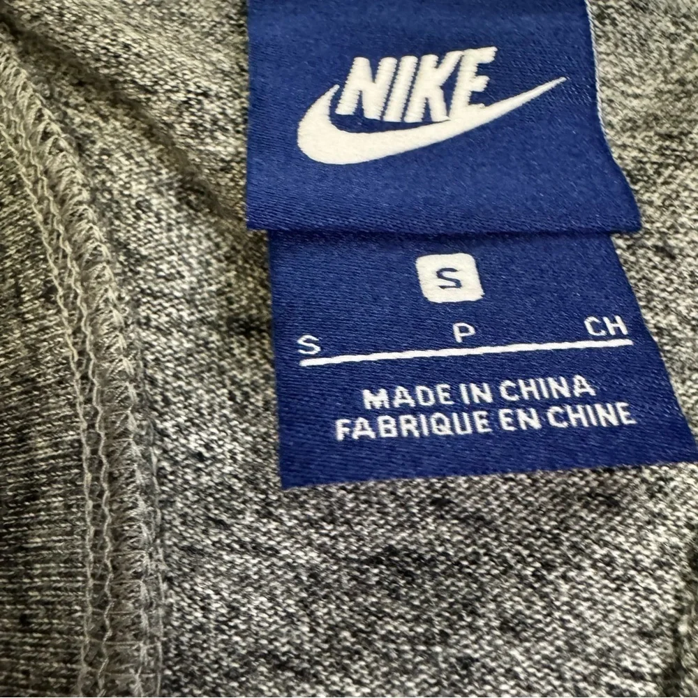 Nike Gym Romper Size Small Heathered Gray Racerback Tie at Waist Pockets Vintage - Picture 5 of 10